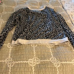 Zyia leopard sweatshirt